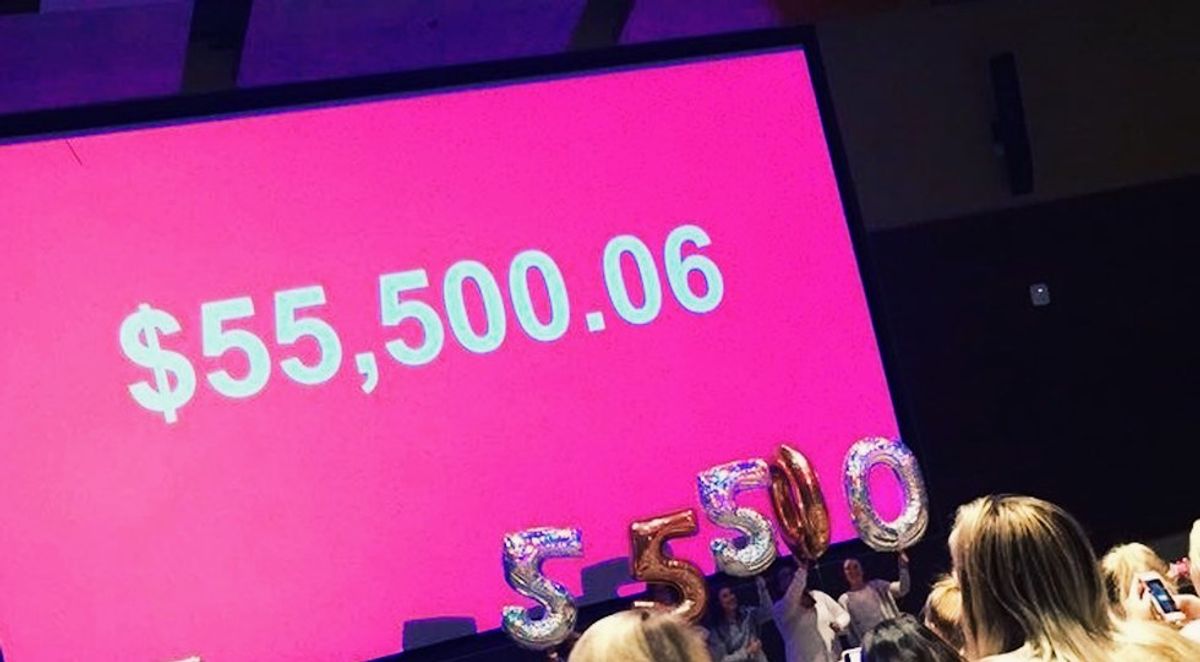 Zeta Tau Alpha Nu Chapter Raises $55,500.06 for Breast Cancer