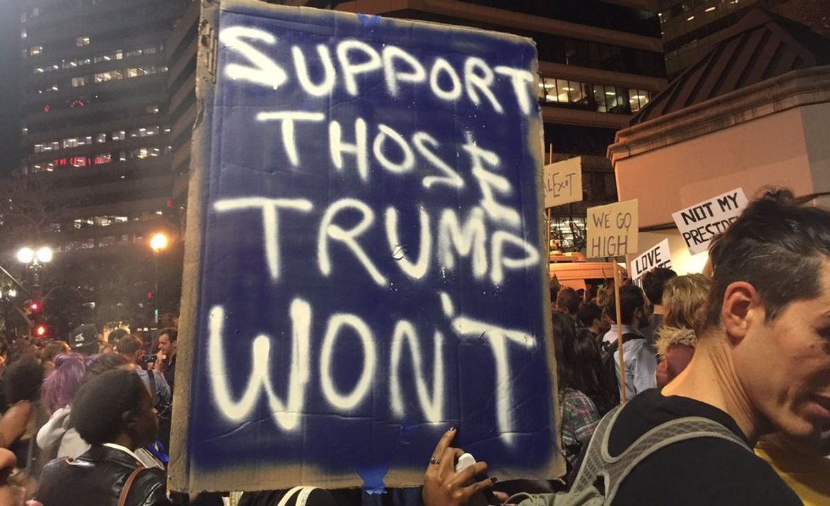 12 Best Signs from #NotMyPresident Protestors
