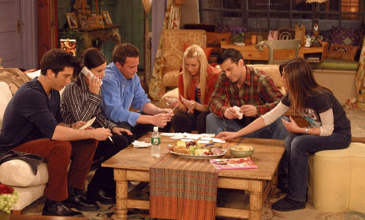 The 'Friends' Characters As Social Media Apps