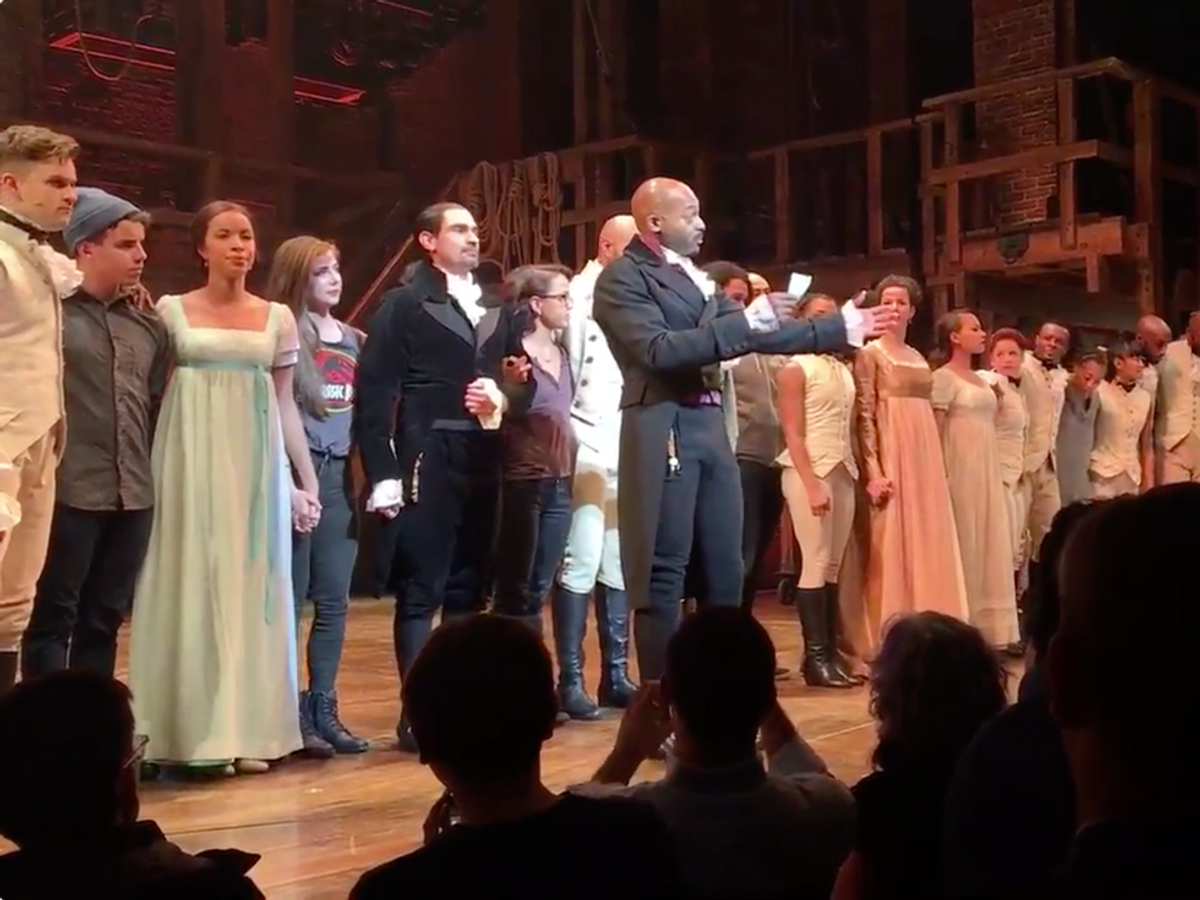 Vice President-Elect Mike Pence Received a Message From the Cast of Hamilton