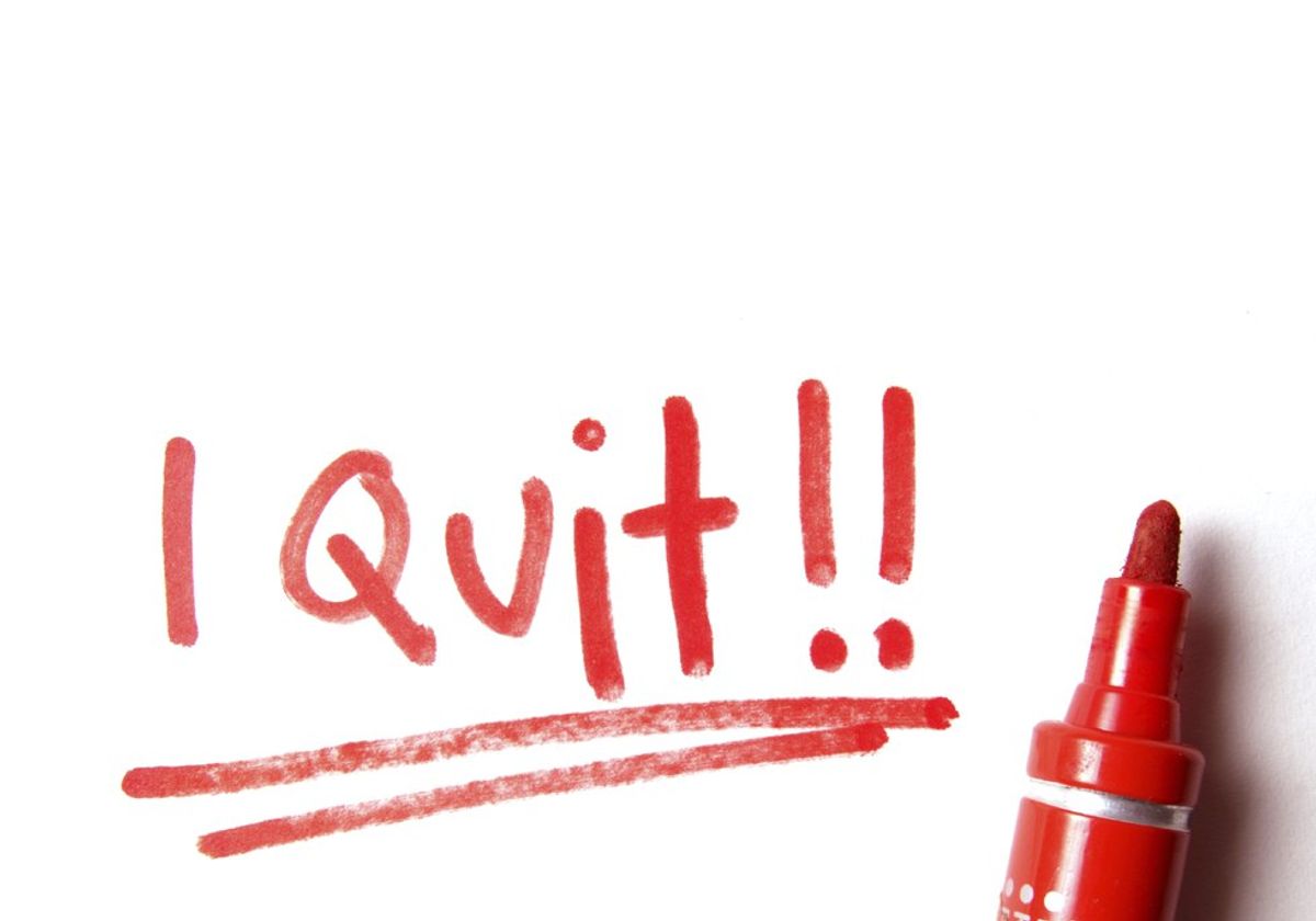 Why It's Sometimes Okay To Quit