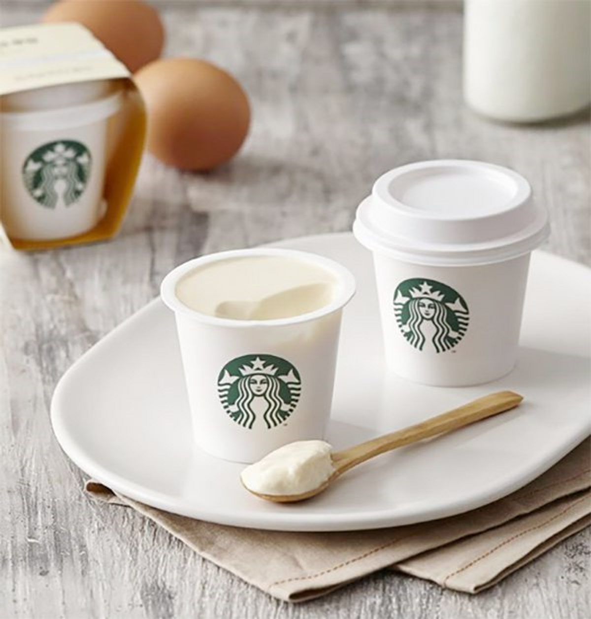 Starbucks Japan is offering holiday PUDDING