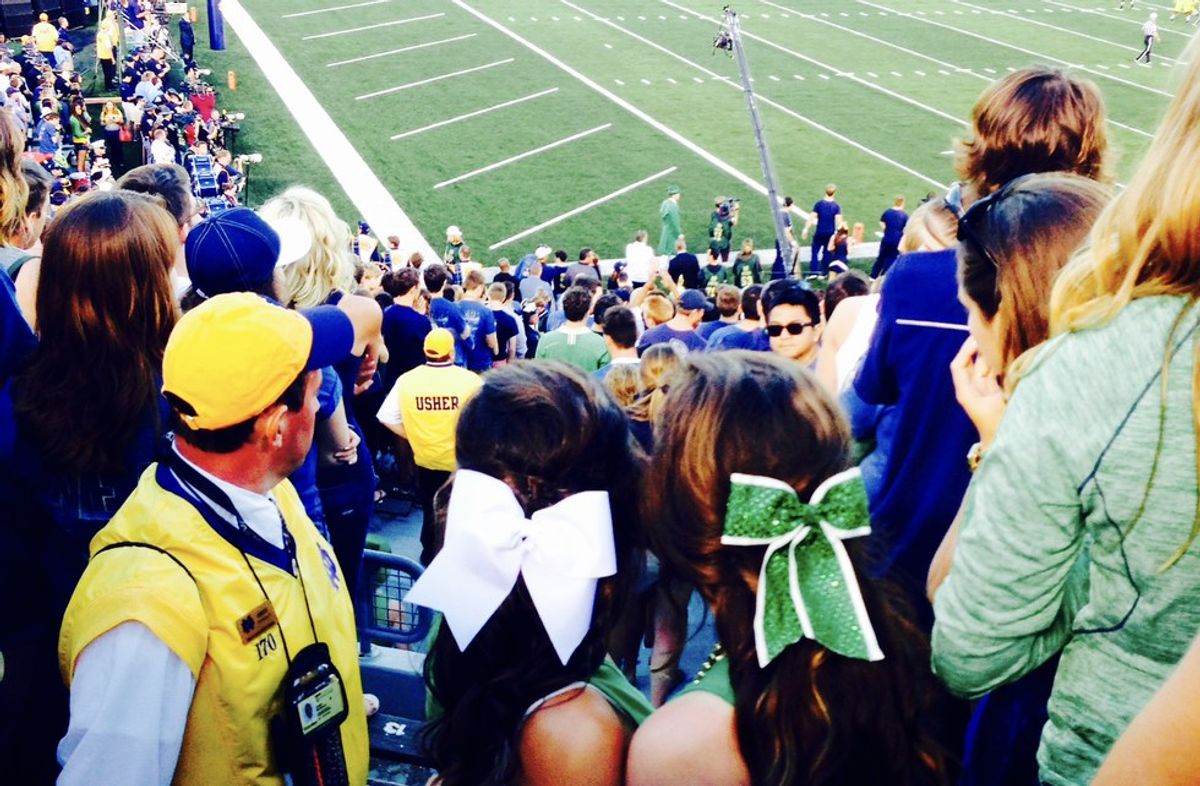 A Farewell Letter To The ND Football Student Section