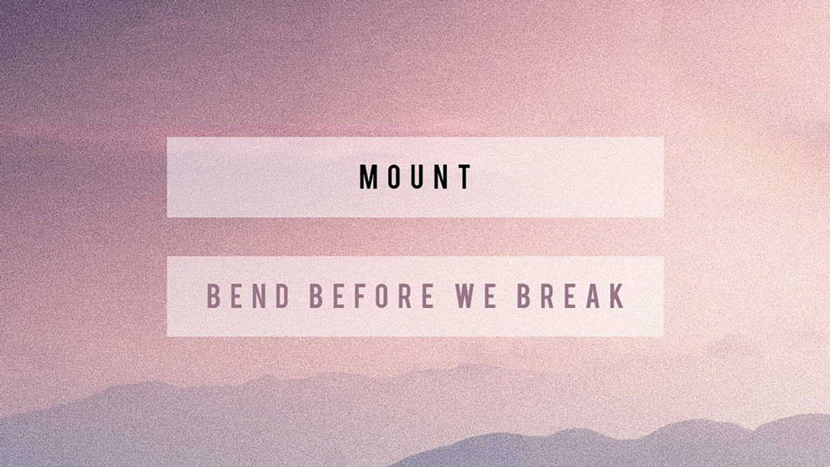 MOUNT Debuts New Dance-Pop Record "Bend Before We Break" Via Ultra Records