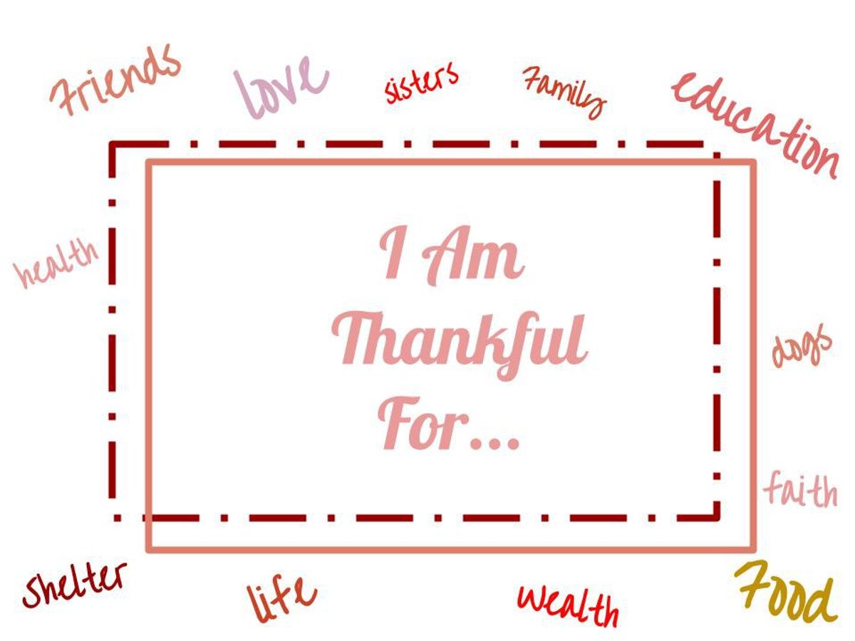 Being Thankful Doesn't Have To Happen Once Every 365 Days