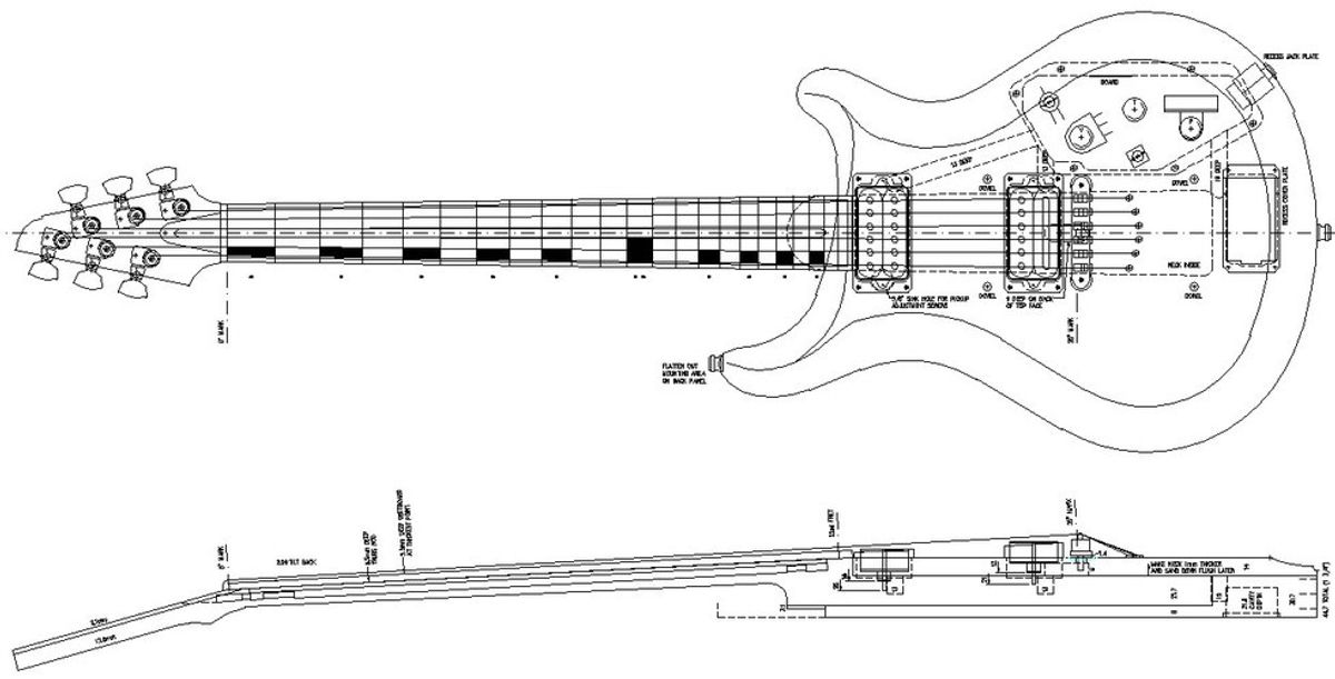 Basic Steps In Planning A Guitar Build
