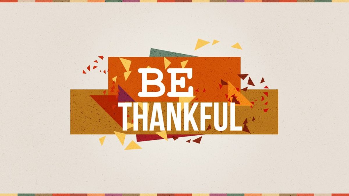 5 Reasons To Be Thankful For Thanksgiving