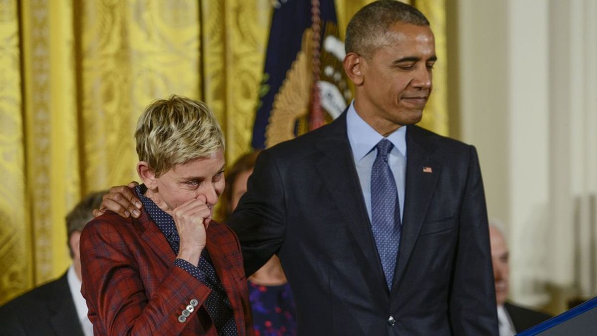 Ellen DeGeneres Is Awarded The Presidential Medal Of Freedom