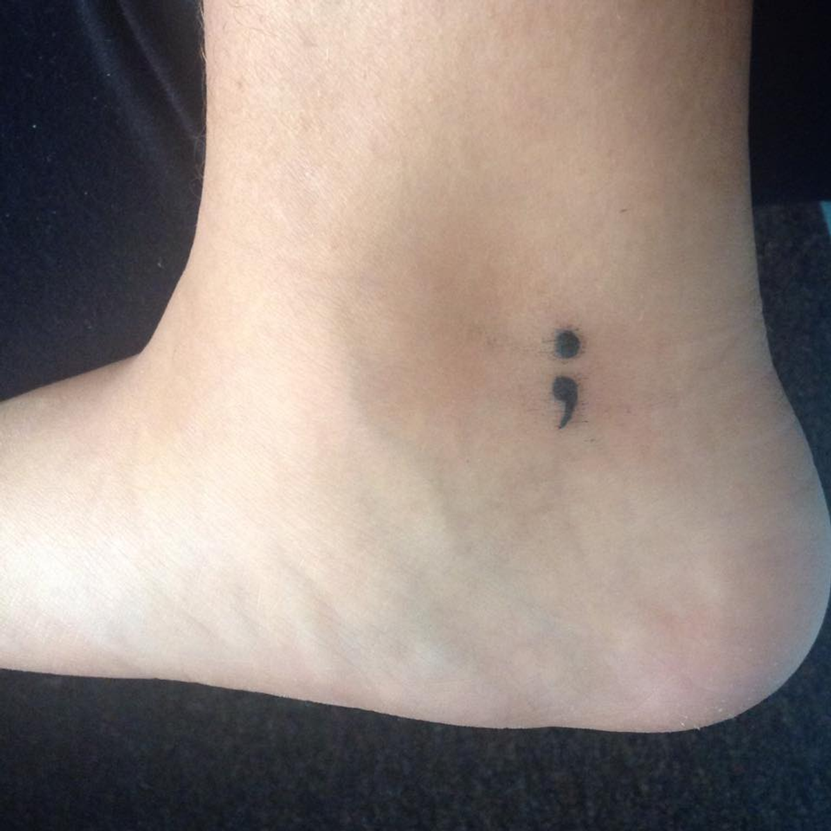 The Meaning Behind My Semicolon Tattoo