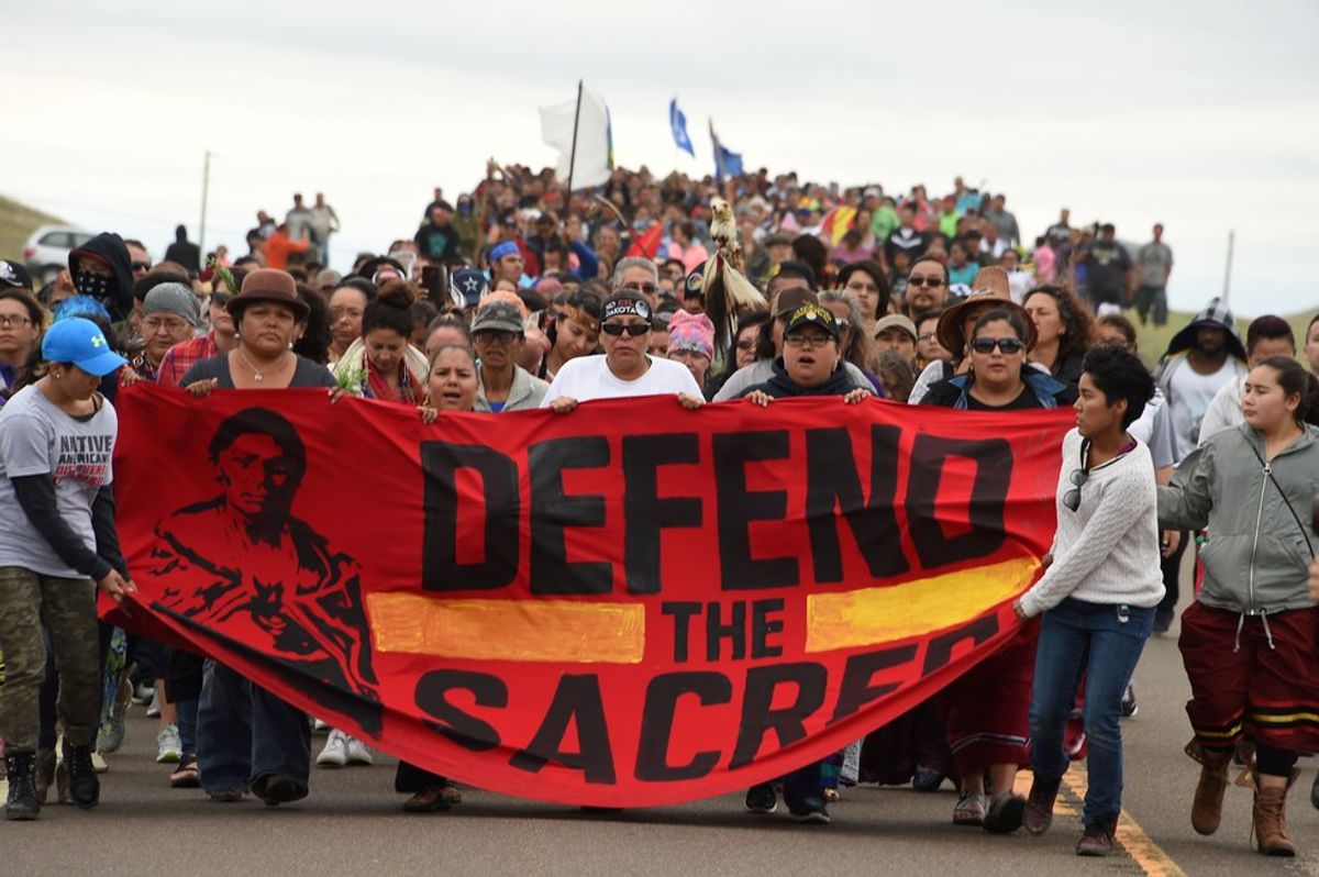 While We Were Overeating, Native Americans Were Protesting In Standing Rock