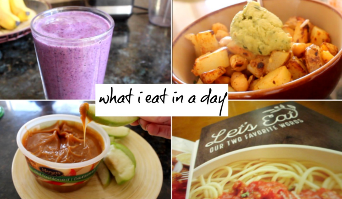 What I Eat In a Day - Vegetarian