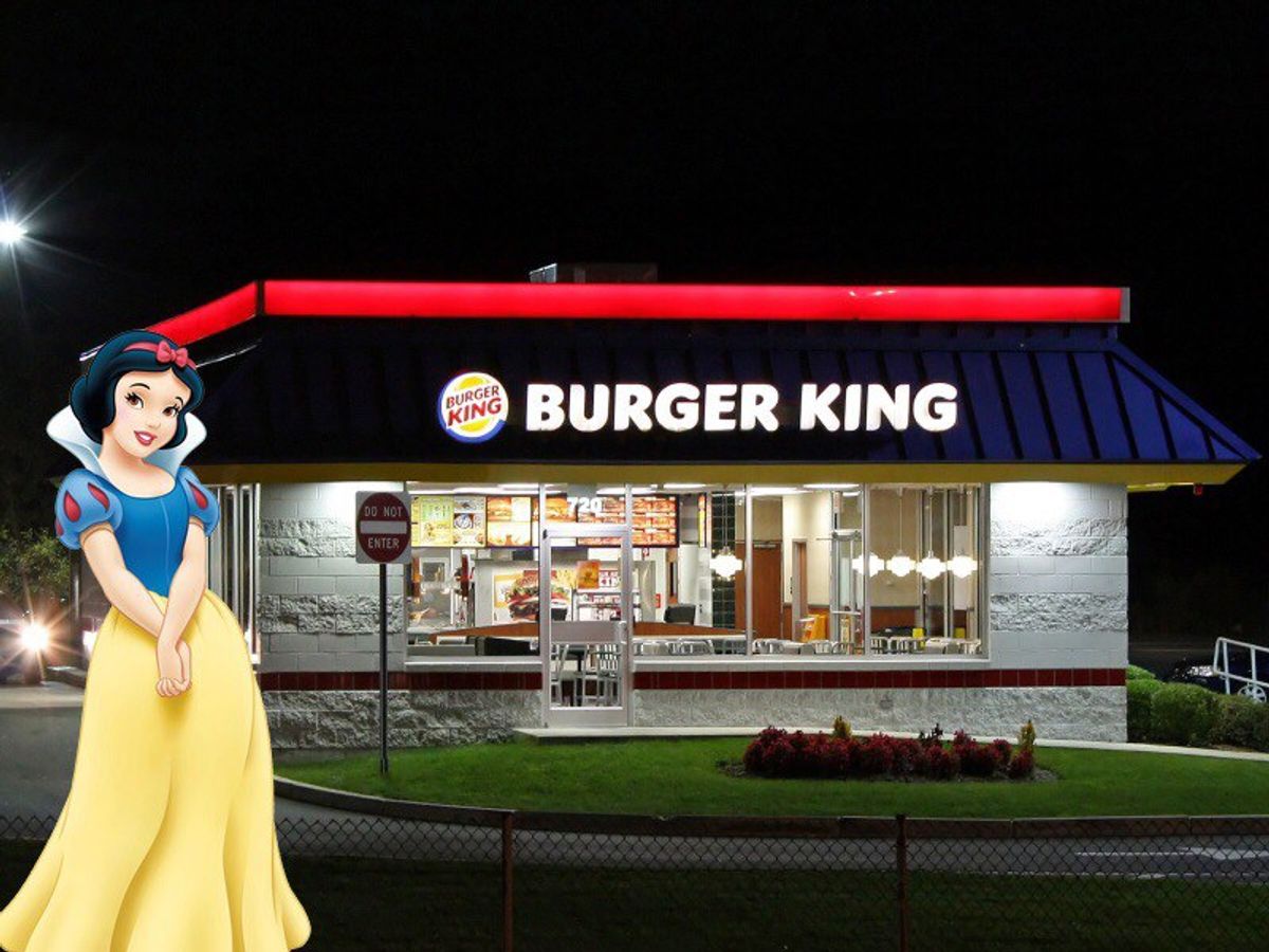 What Disney Princess Represents Which Fast Food Restaurant