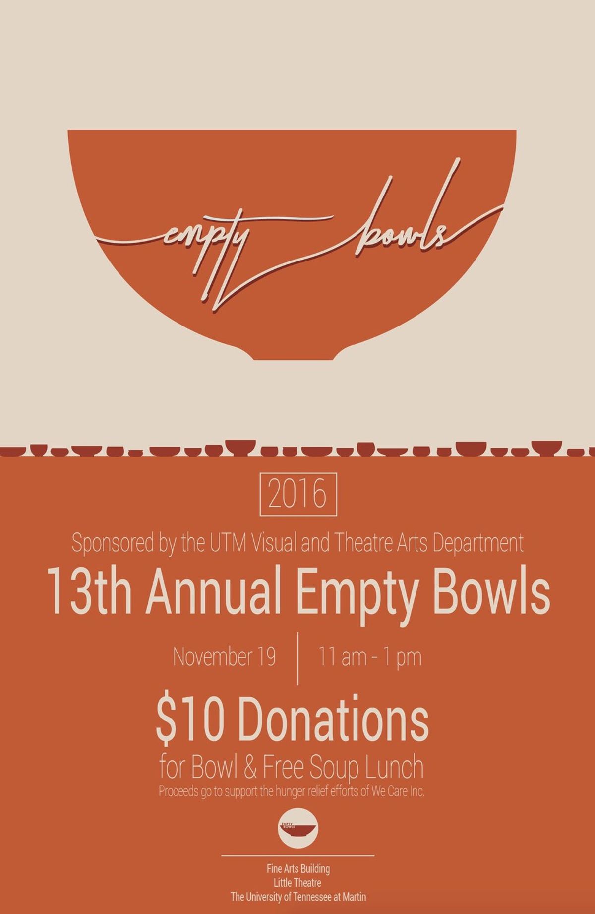 The 13th Annual Empty Bowls