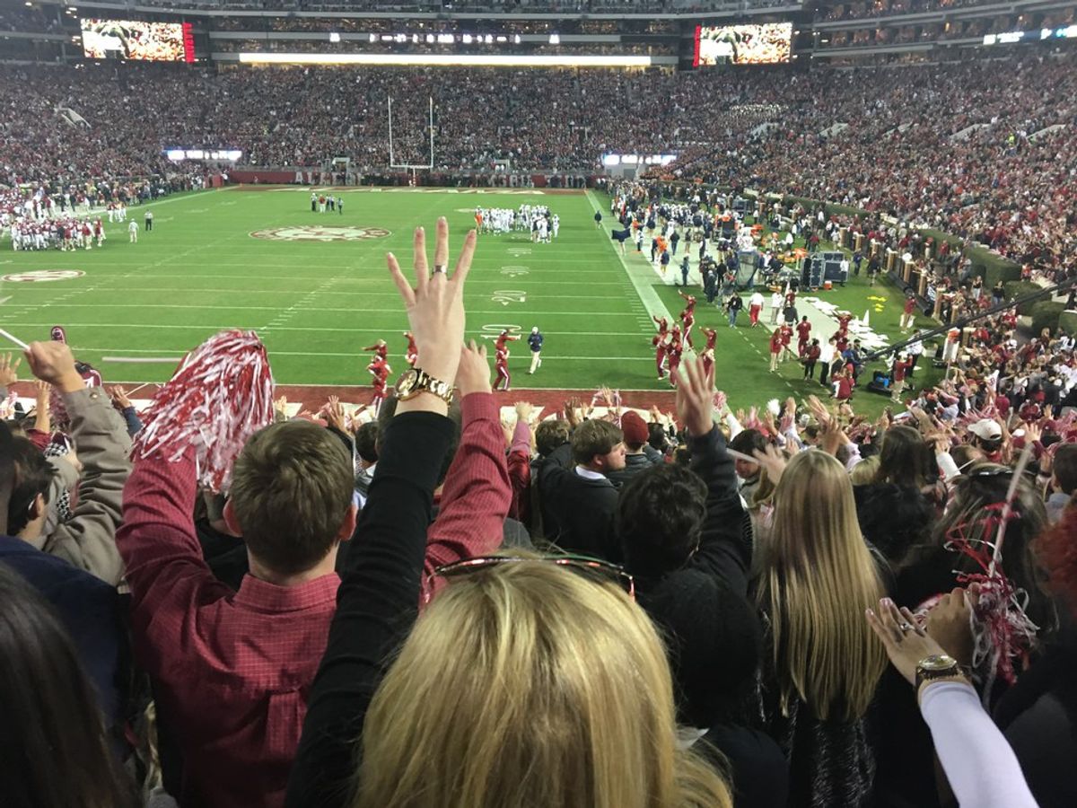 Watch: Alabama Students Sing "Mr. Brightside" At The 2016 Iron Bowl