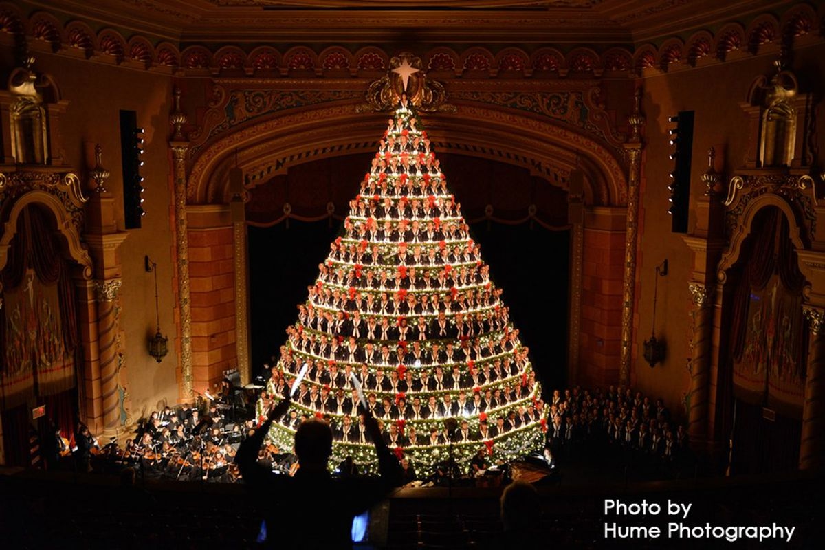 My Experience Singing in America's Tallest Singing Christmas Tree