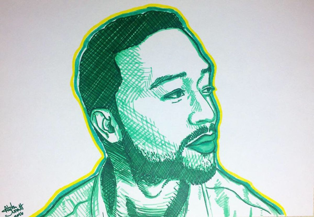 Video: John Legend Speed Drawing