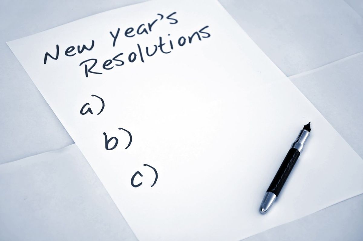 40 New Year's Resolutions We Never Keep