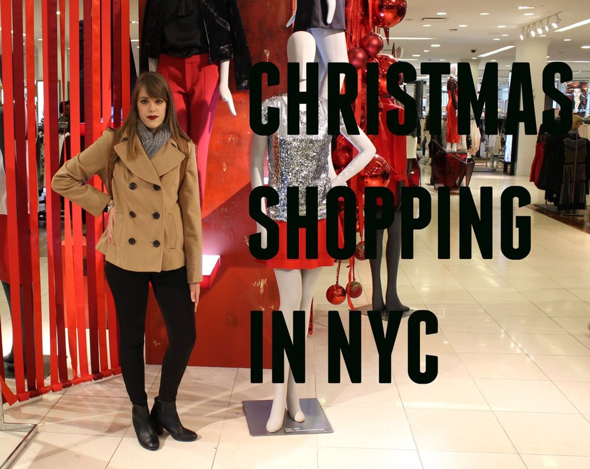 Christmas Shopping In NYC