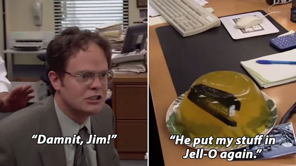 13 Of The Best Dwight And Jim Pranks To Help You Procrastinate Through Finals