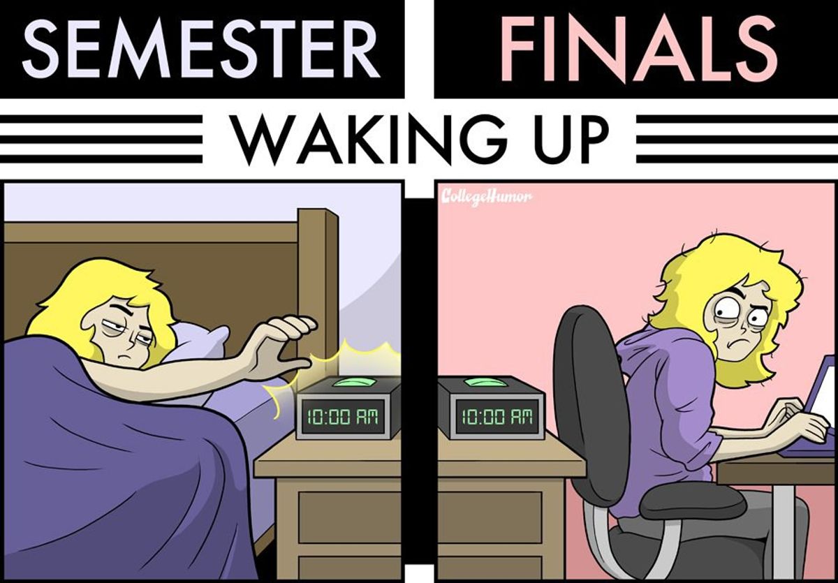 5 Phases of a College Student During Finals Week