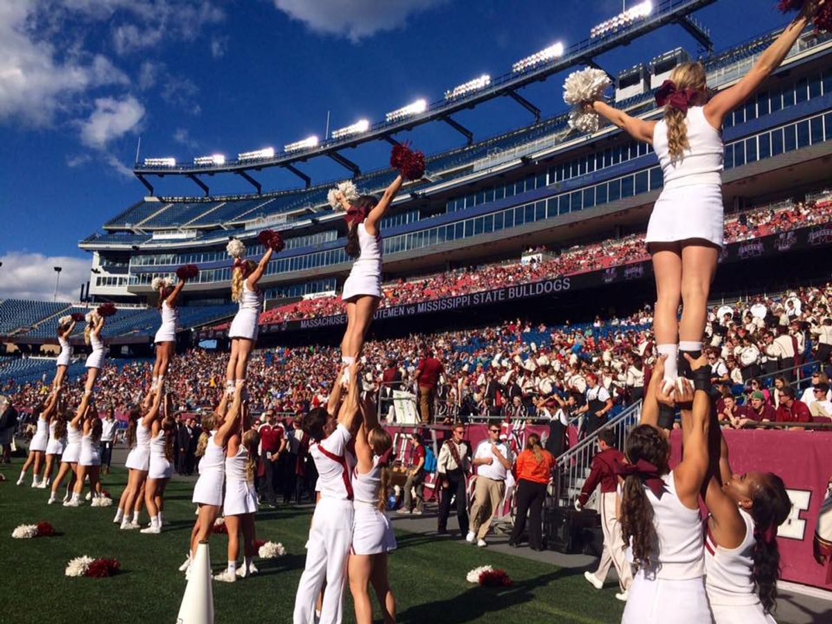 Cheerleading Is Stepping Up To Play With The "Real Sports"