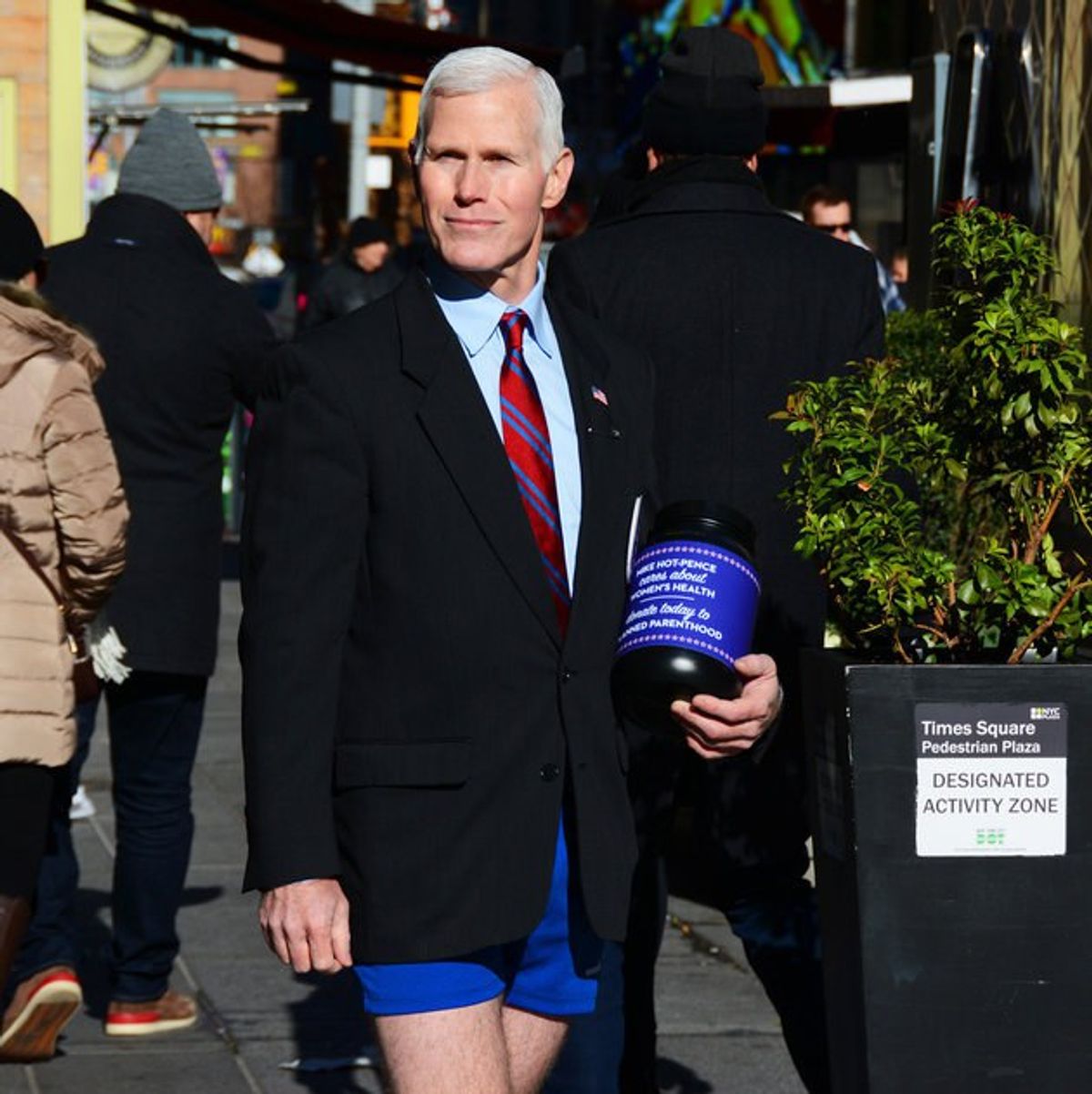 Gay Mike Pence Lookalike Collects Donations for Planned Parenthood, LGBTQ+ Causes