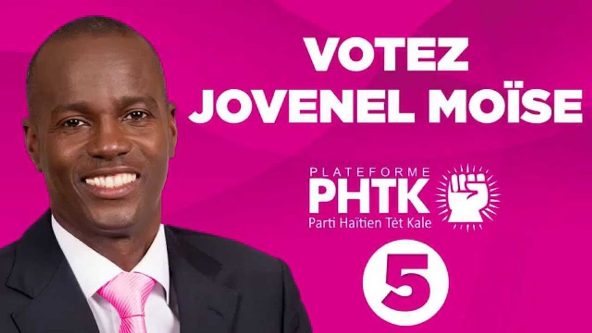 President-Elect Jovenel Moise.