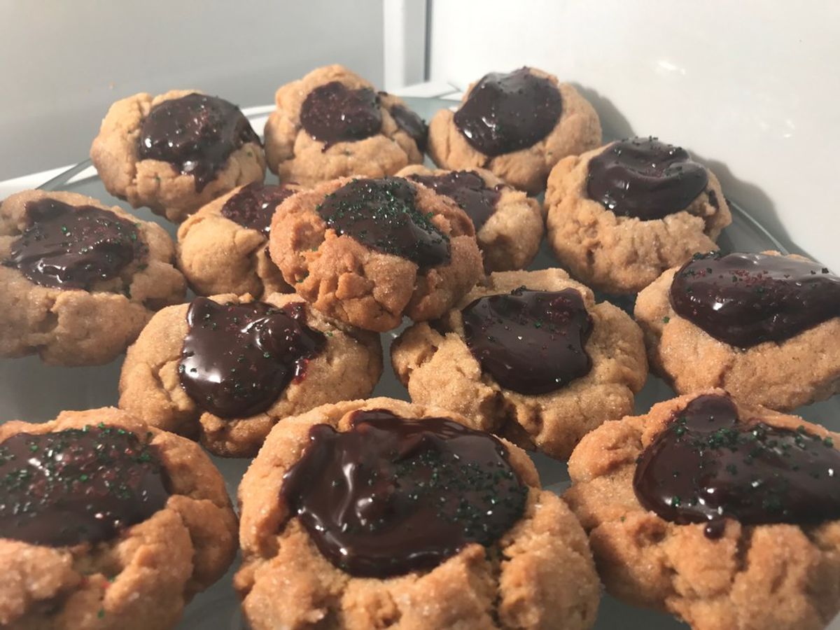Peanut Butter Thumbprint Cookies
