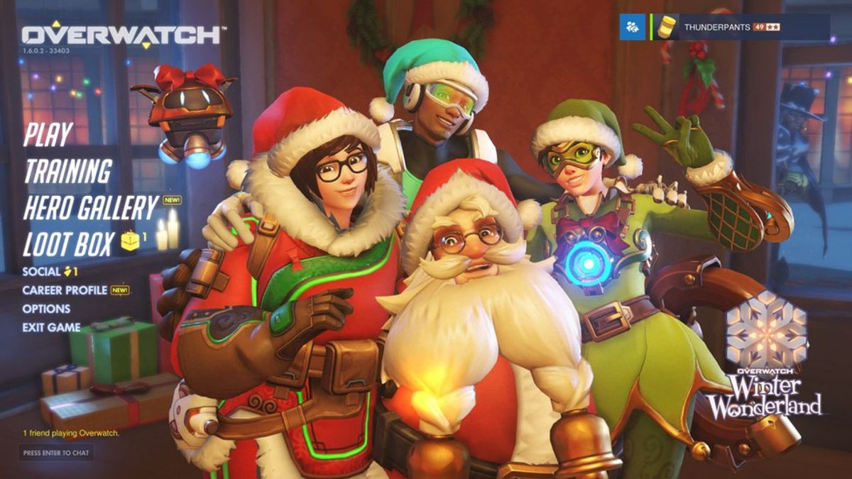 A Mei-rry "Overwatch" Christmas: The Best 5 Wintertime Skins