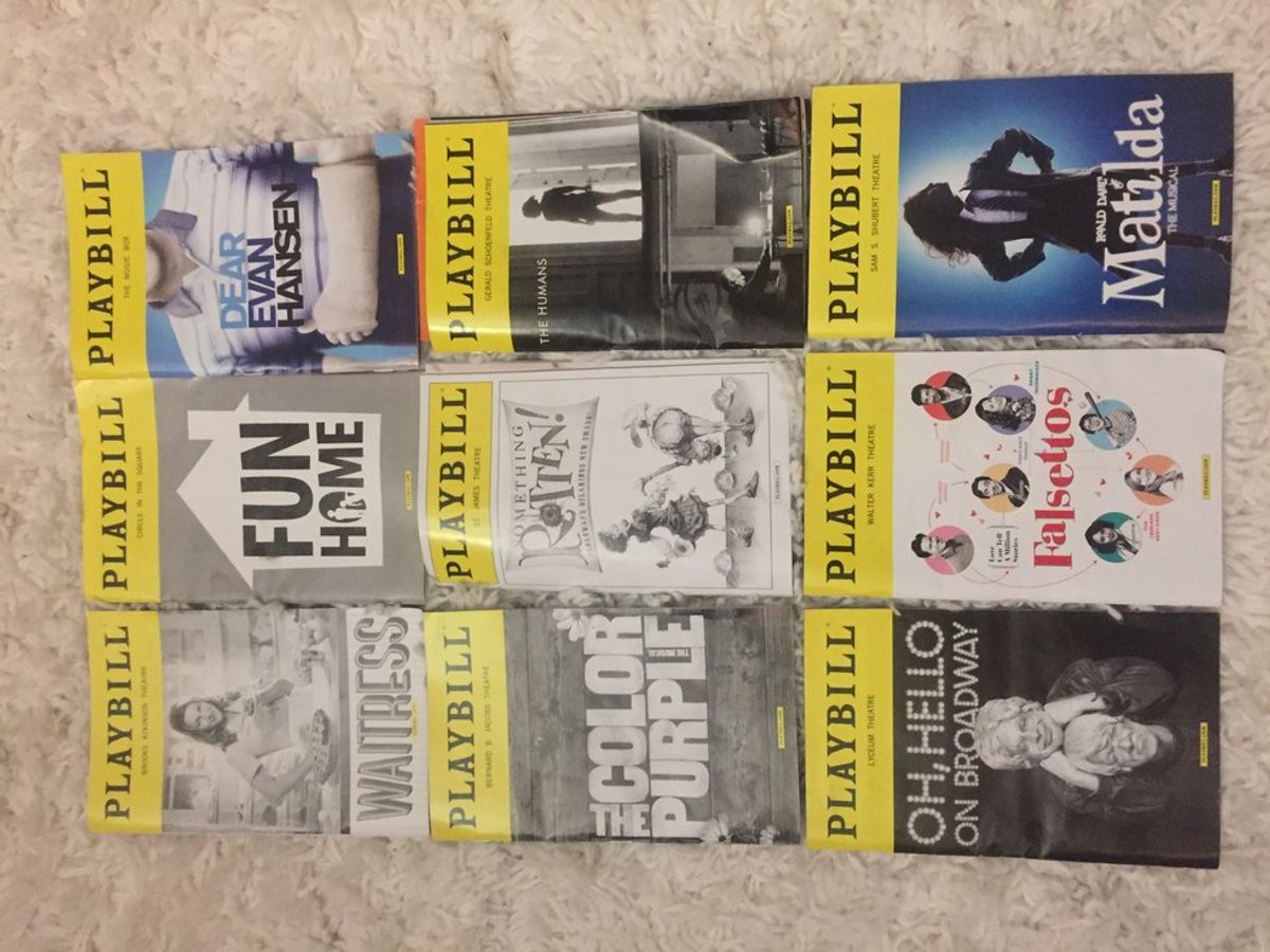 My First Semester Broadway Experience