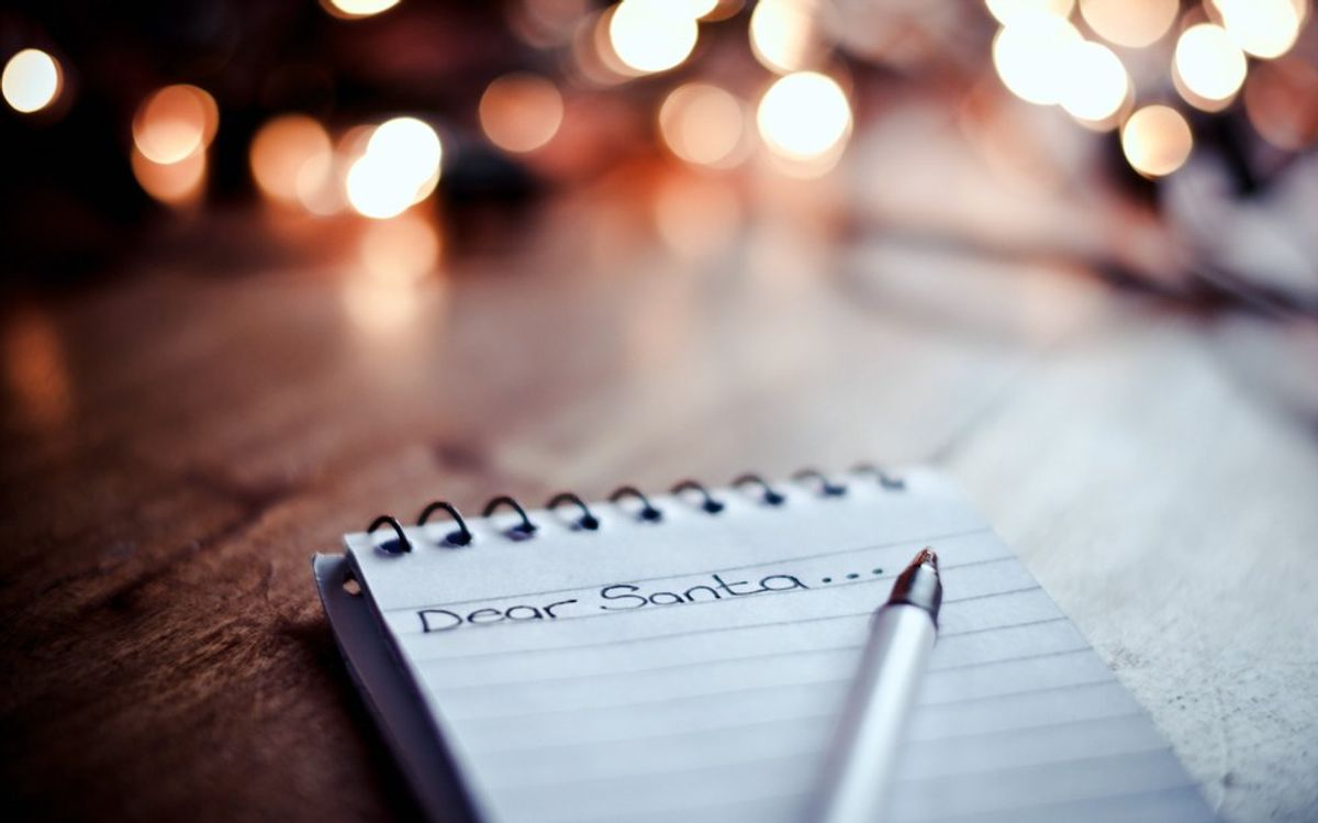 A College Student's Letter To Santa