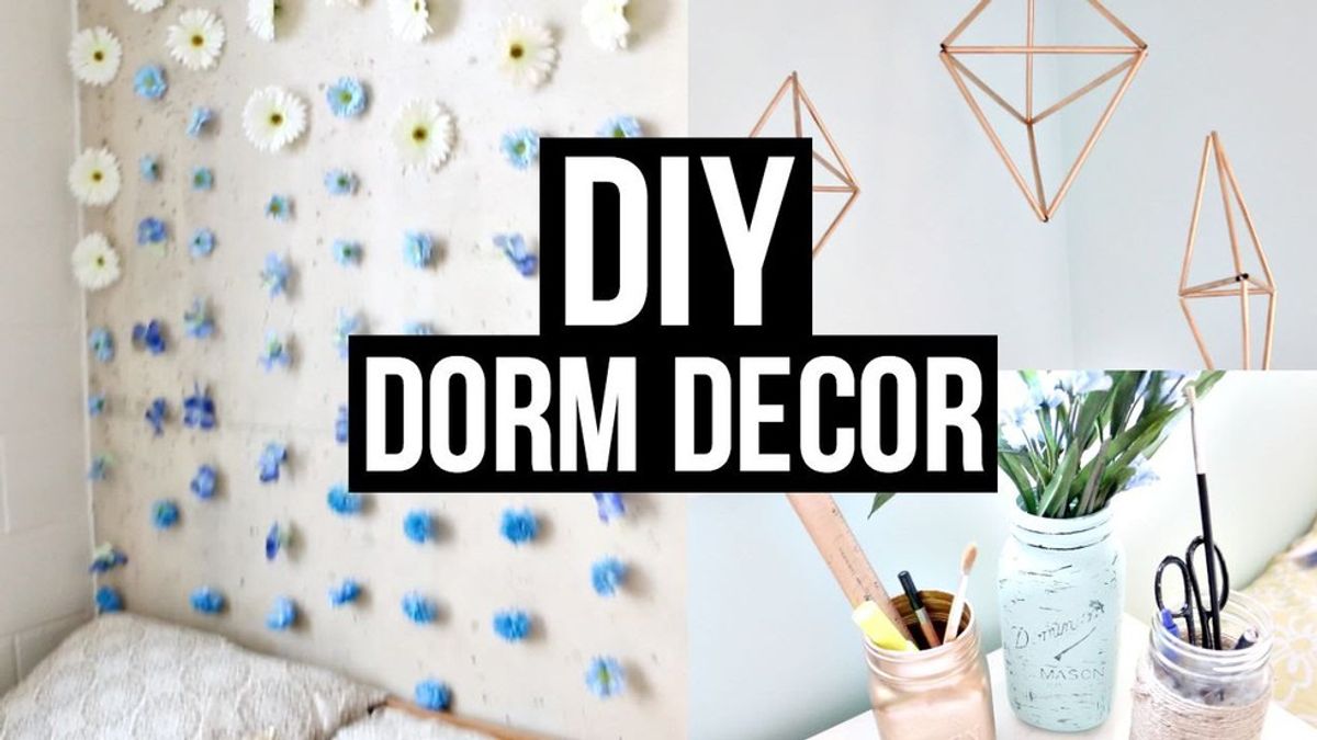 Spice Up Your Dorm With DIY Projects