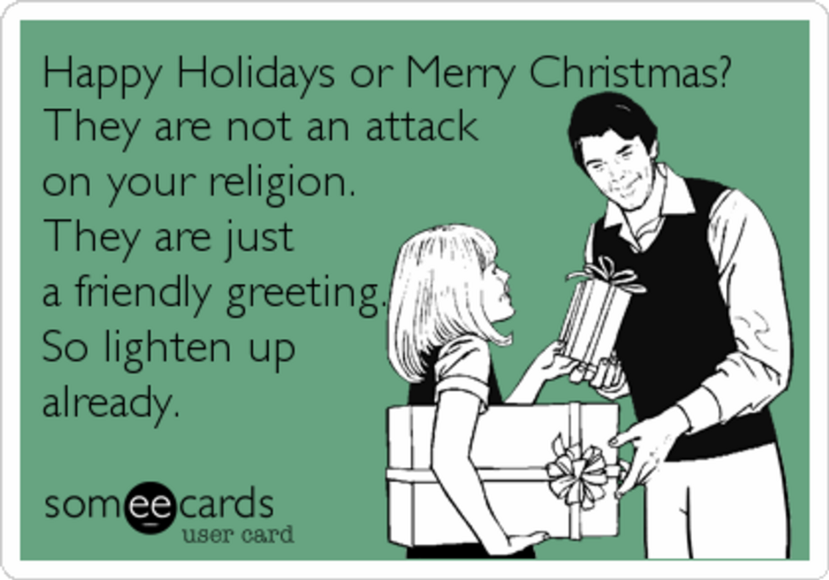 "Happy Holidays", "Merry Christmas", and Why You Should Not Be Offended by Either Phrase