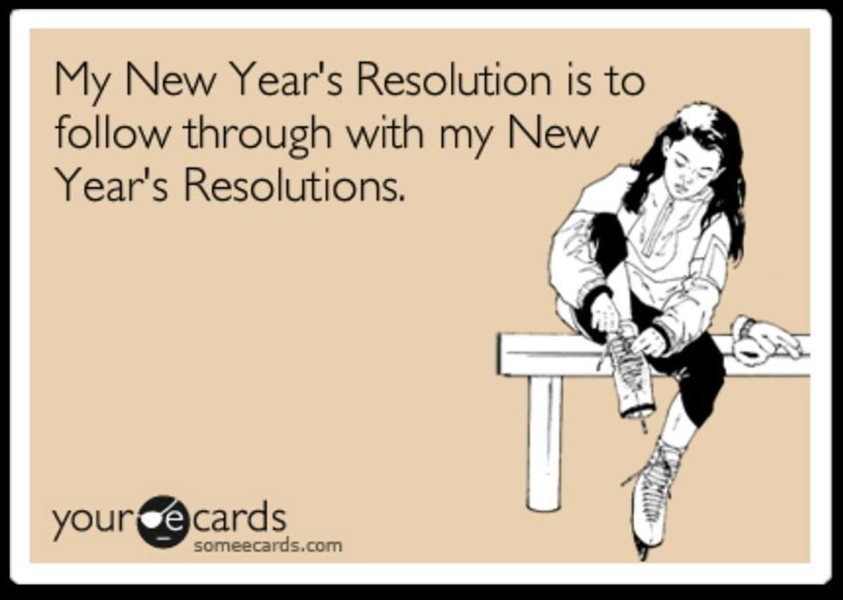 My New Year's Resolutions