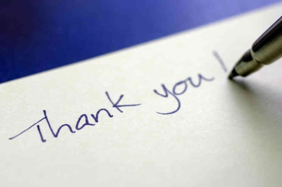 5 Reasons Why You Should Write Thank You Notes