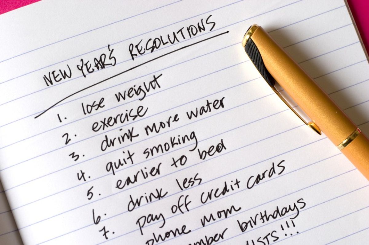 Popular Failed Resolutions For the New Year