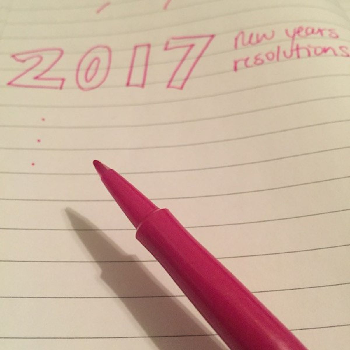 Realistic New Year's Resolutions