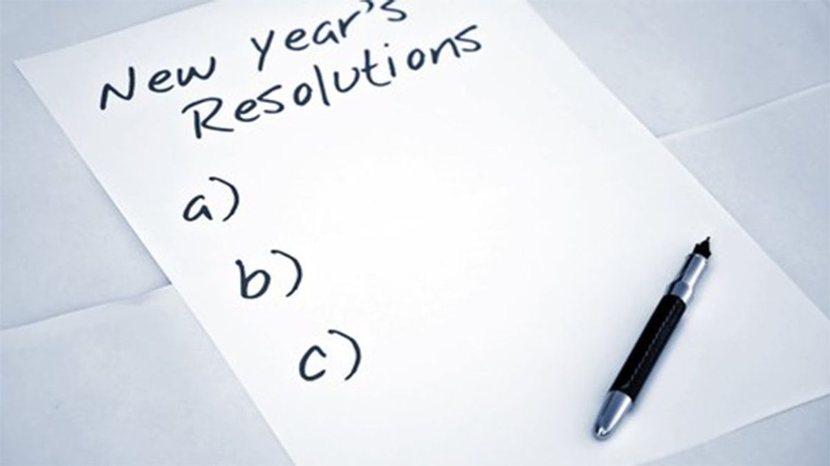 7 New Year's Resolutions For Lazy People