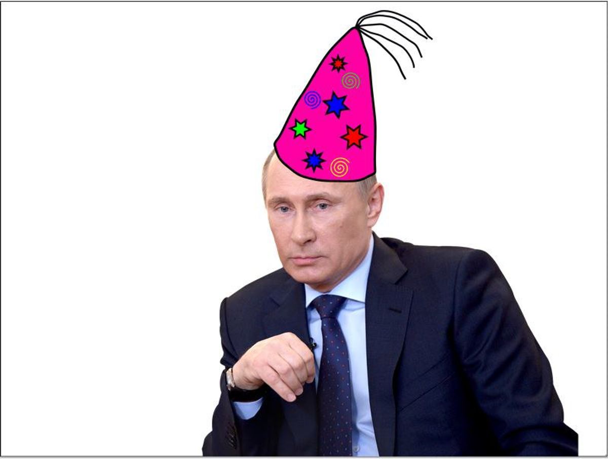 Sweet Revenge: Here Are 10 Photos Of Vladimir Putin Wearing Silly Hats