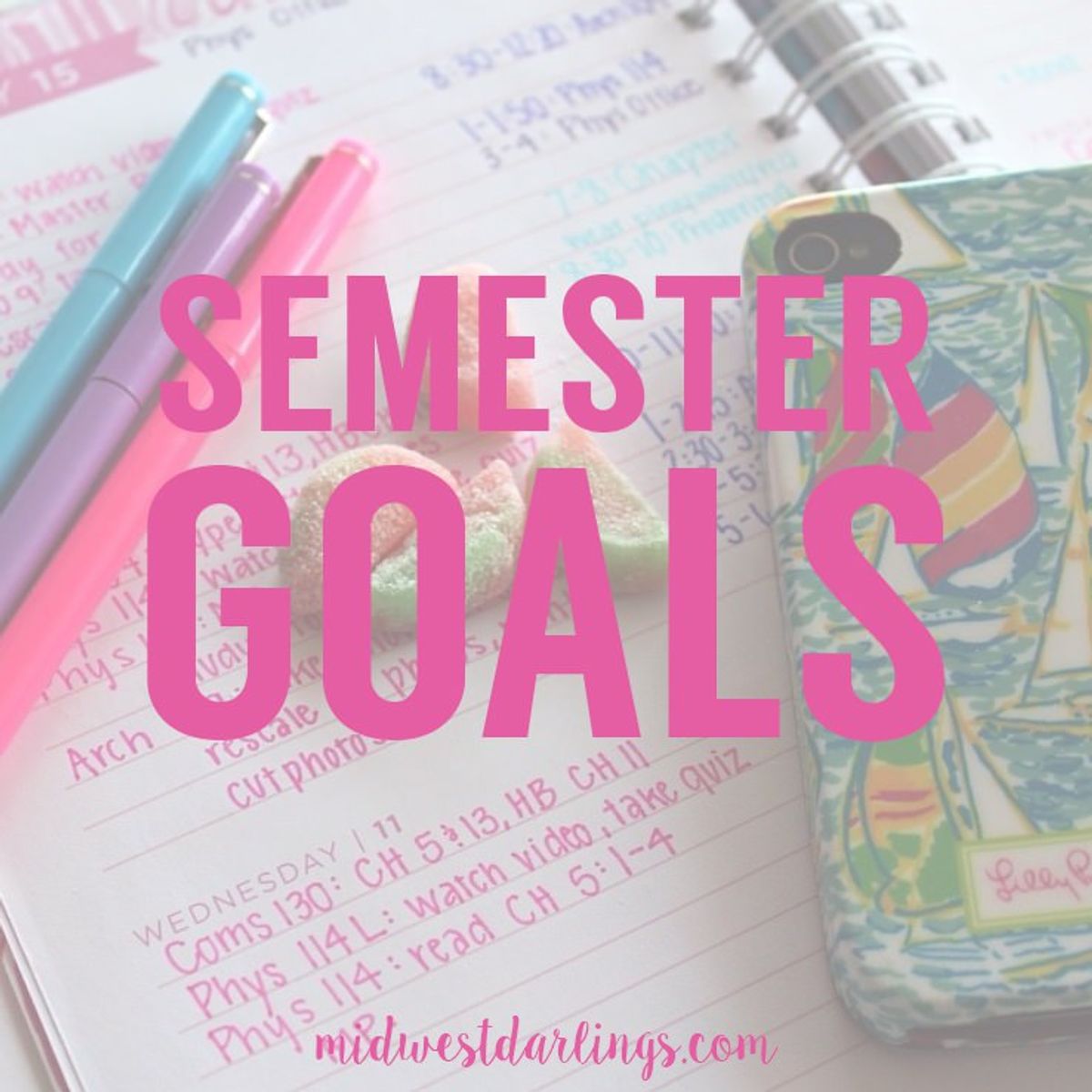 10 Goals For The Spring Semester