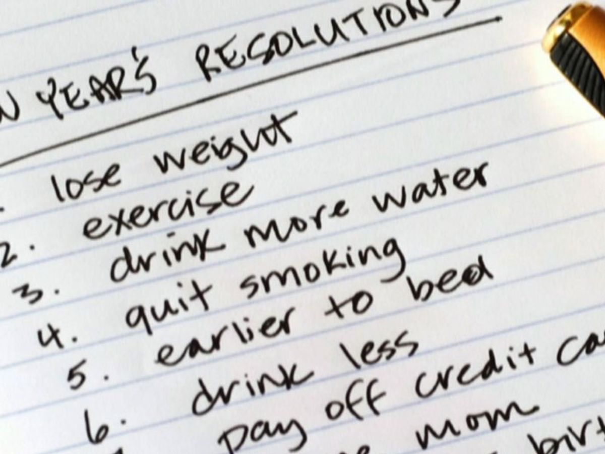 7 Cliché New Year's Resolutions You Probably Just Made