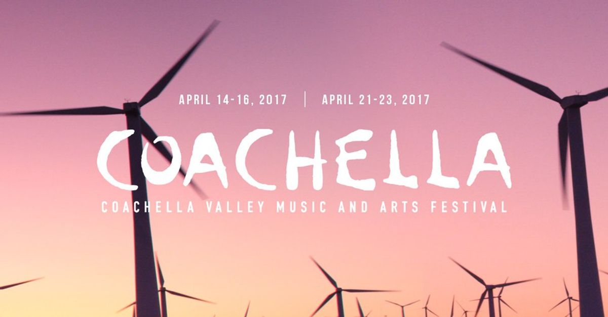 Coachella 2017: LINEUP!