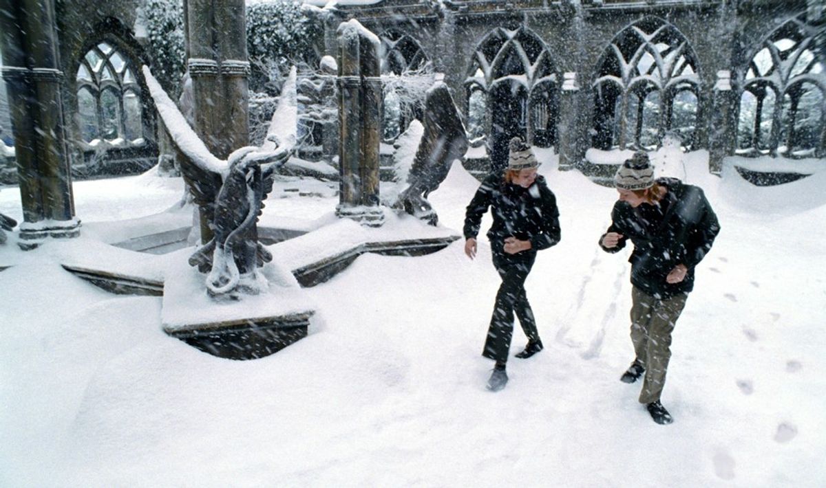How Beach Bums React To Snow, As Told By "Harry Potter"
