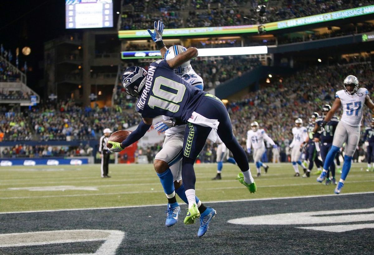 Seattle Smothers Lions, Will Face Falcons