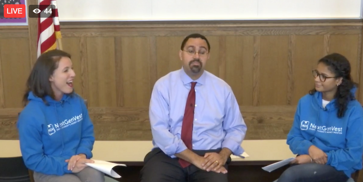 NextGenVest Teams Up with Secretary of Education John King for FaceBook Live Event