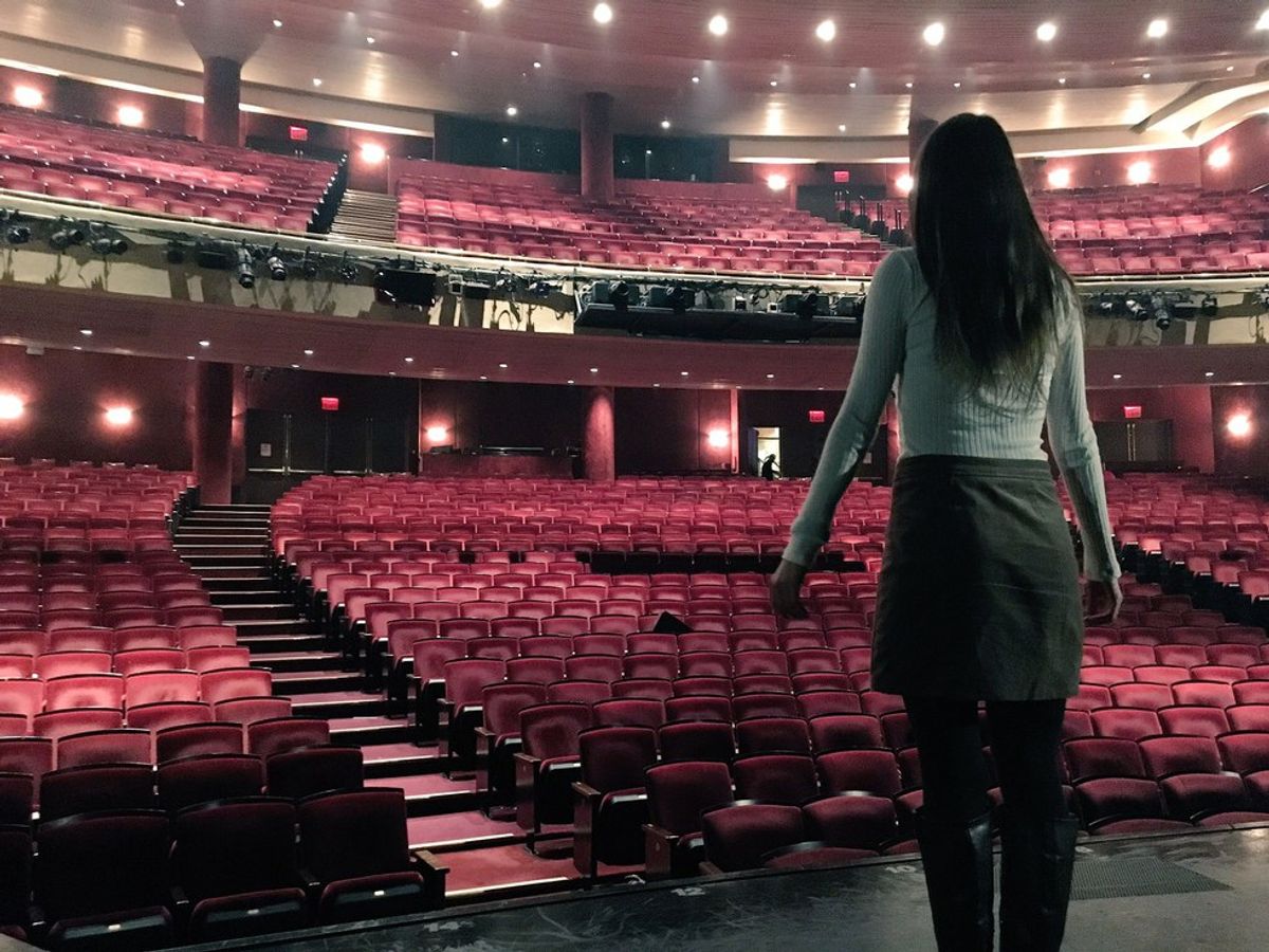 10 Thoughts All Broadway Fans Have As They Stand On A Broadway Stage