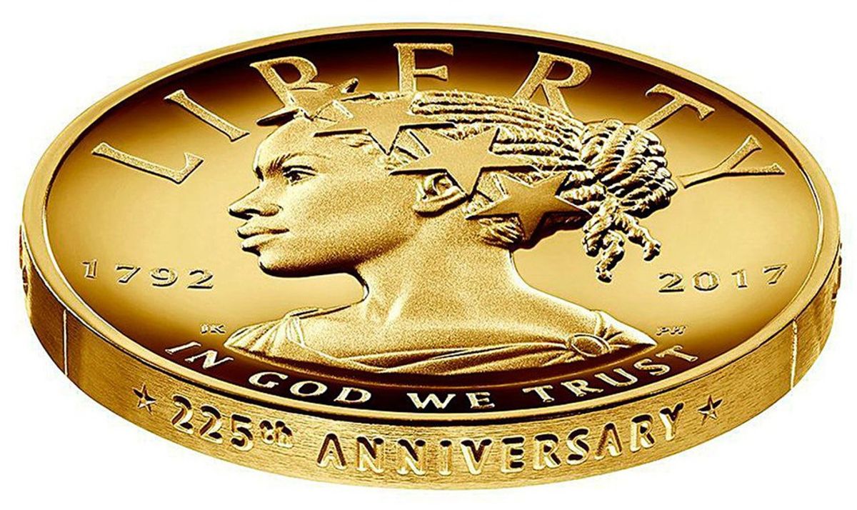225th Anniversary Coin Depicts African-American Woman