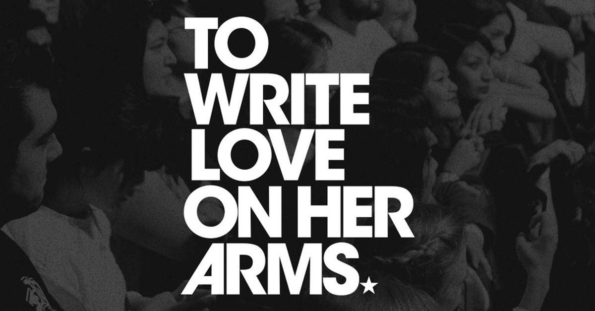 Why You Should Be Supporting To Write Love On Her Arms