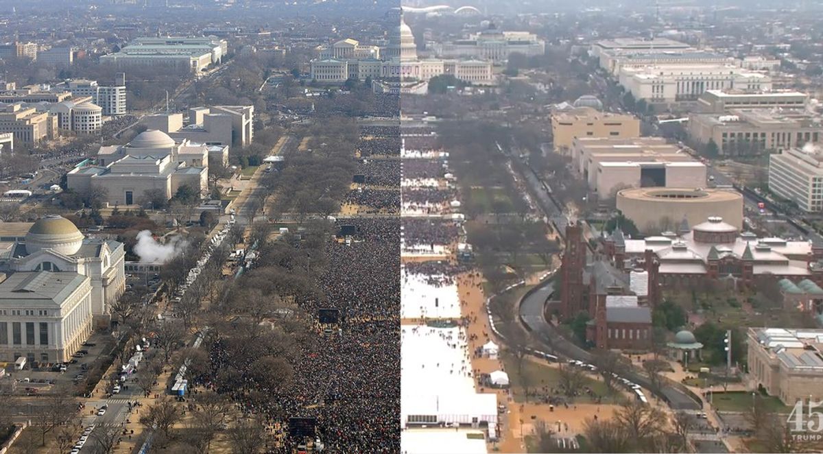President Trump's Inauguration vs. Obama's:  A Photo Gallery