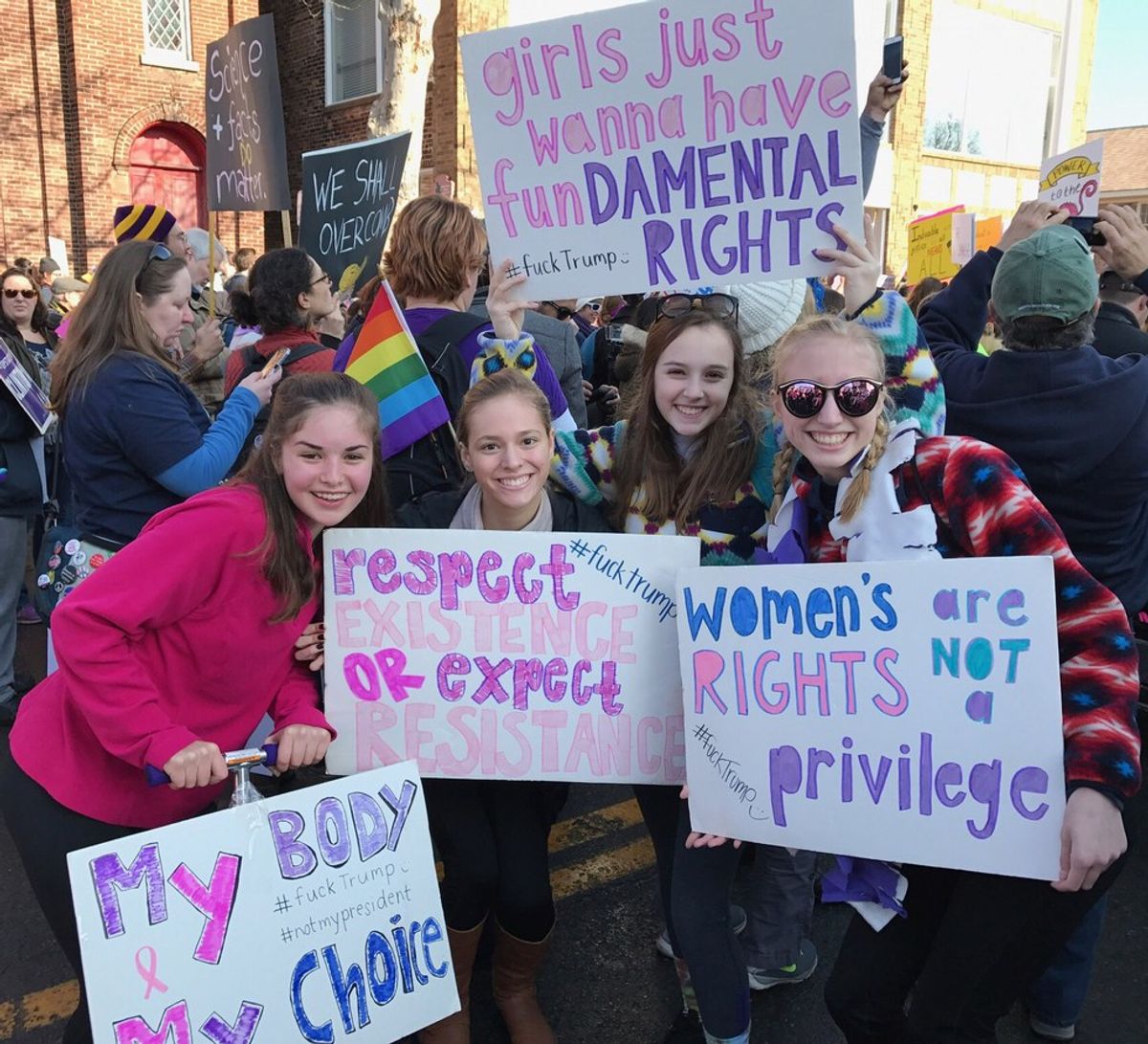 In Seneca Falls, Women March For Equality